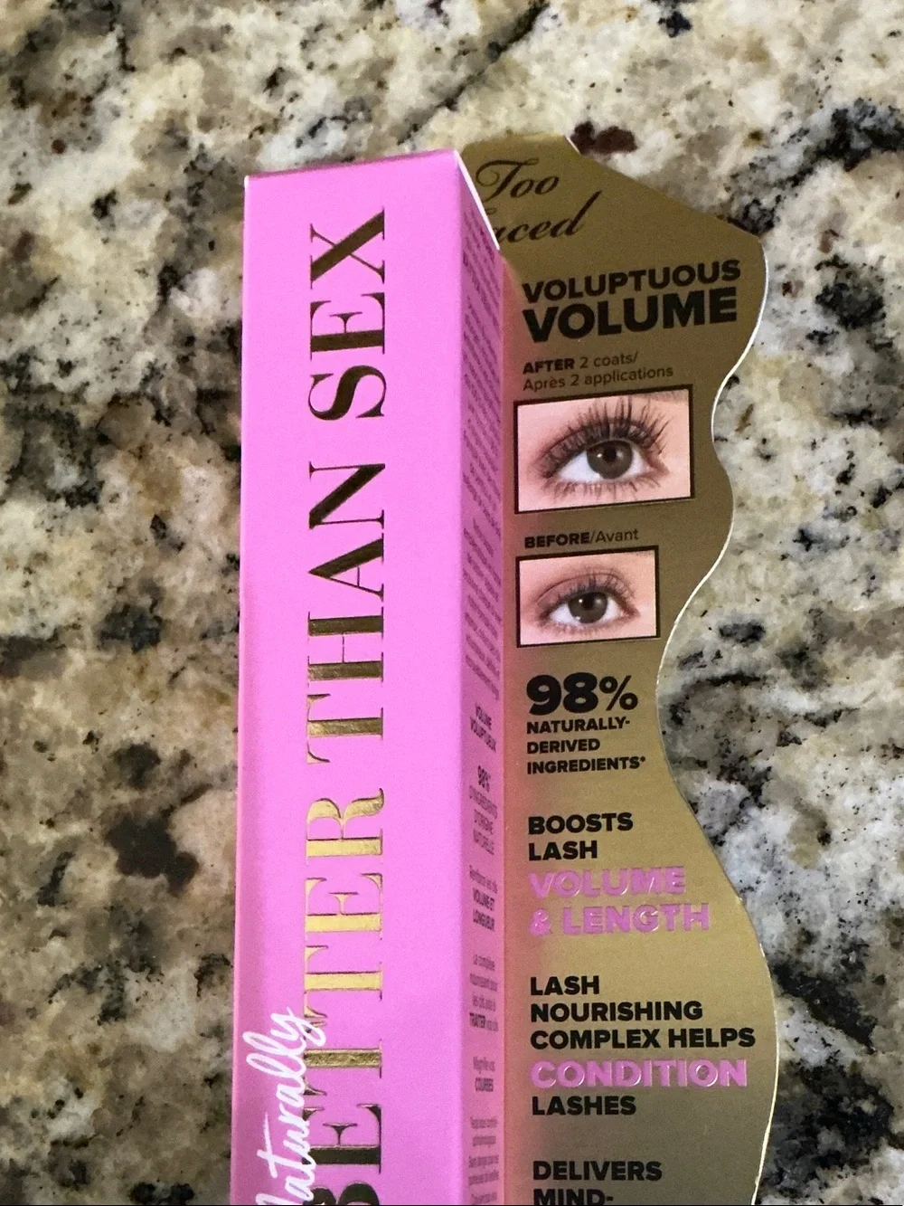 Too Faced Naturally Better Than Sex Mascara in Intense Black